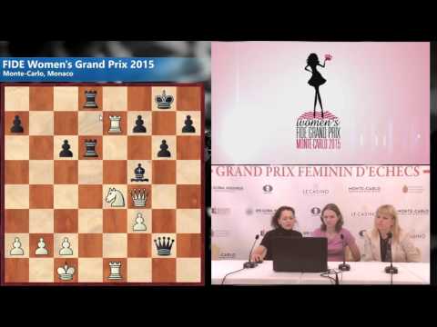 Round 7 Kosteniuk Alexandra (RUS) 1/2 - 1/2 Muzychuk Anna (UKR)