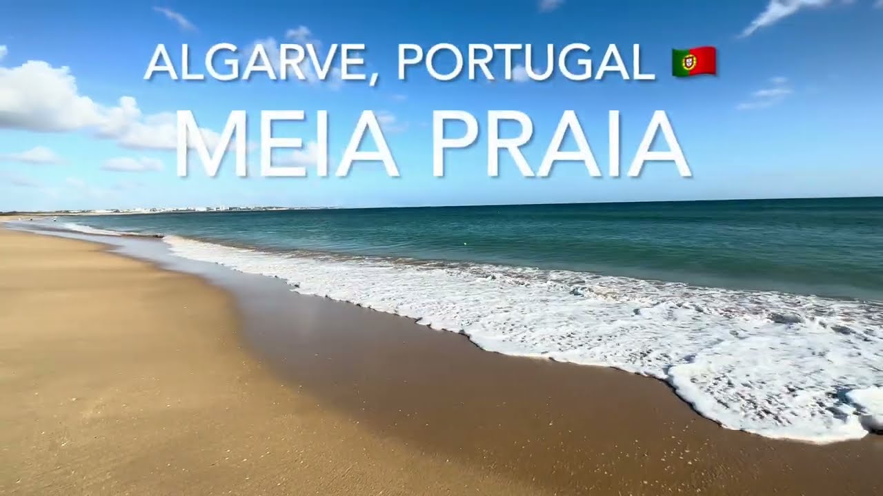 Experience a virtual stroll around Meia Praia.