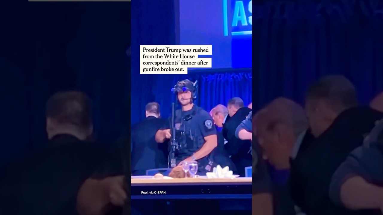 Trump Safe After Shooting at White House Correspondents’ Dinner