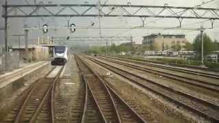 preview picture of video '[cabinerit] A train driver's view: Uitgeest -  Haarlem, 23-Apr-2014.'