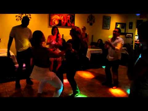 DJ Kato playing Latin music at Coley's in North Hollywood