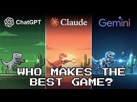 3 AIs Build Dino Run With GUNS — The Results Were Wild