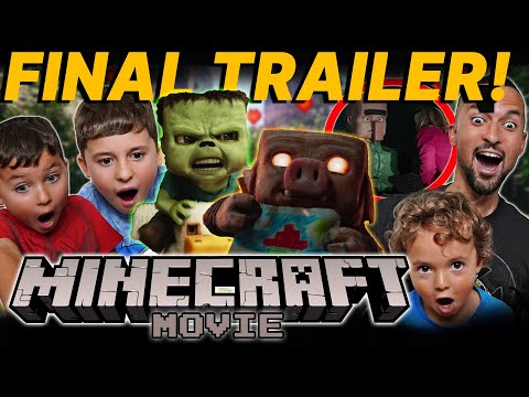 REAZIONE AL TRAILER FINALE DEL FILM DI MINCRAFT! | Jason Momoa | Jack Black | Warner Bros