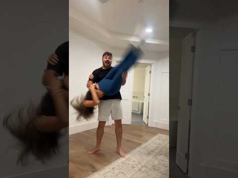 Our turn to try the trend! 😆 #upsidedown #shorts