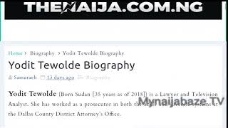 Yodit Tewolde Biography, Age, Family, Height, Weight, Occupation, Lawyer, Wikipedia, Relationship