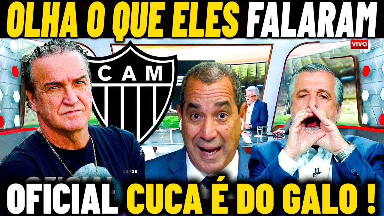 ZINHO E PASCOAL FALARAM DO CUCA ! OFICIAL CUCA É DO GALO FOI ANUNCIADO PELO ATLÉTICO MINEIRO