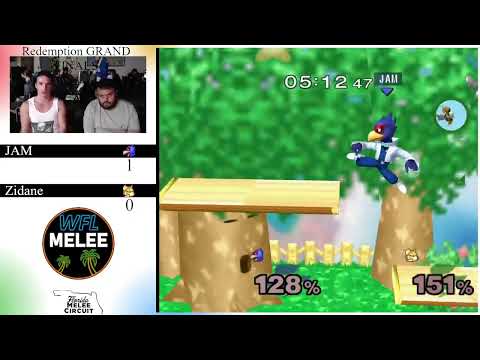 Florida Melee Circuit Finals - Zidane (Fox) Vs JAM (Falco) - Redemption Bracket Grand Finals