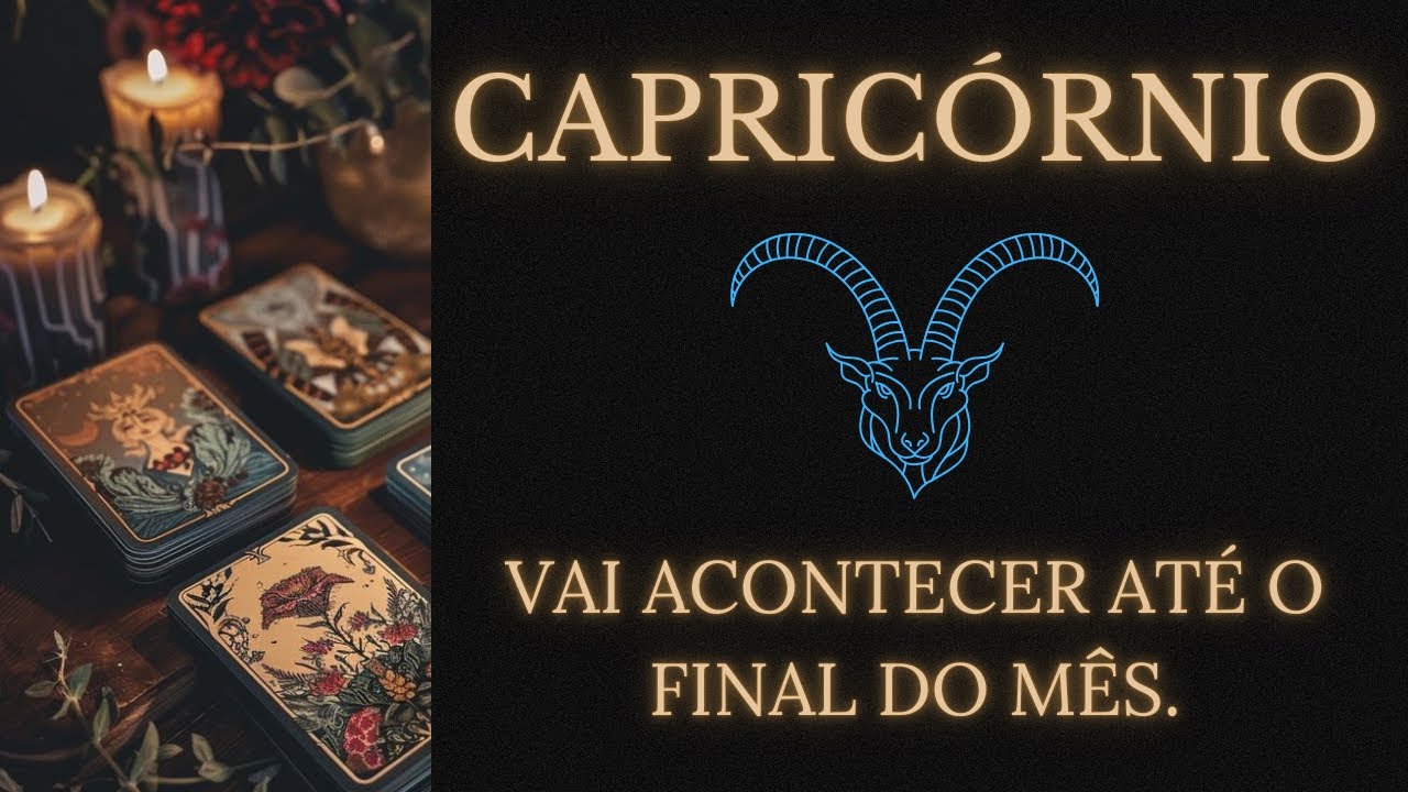 CAPRICÓRNIO♑Nunca vi isso numa leitura, me emocionei! Um milagre em sua vida, prepara o coração.