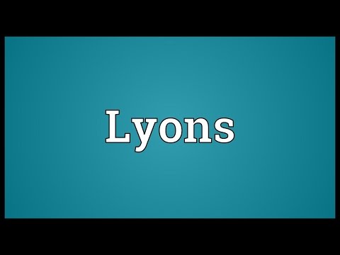 Lyons Meaning