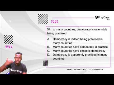 Q51 to Q55 JAMB ENGLISH 2015 PAST QUESTIONS SOLVED