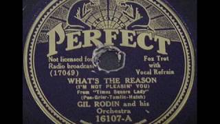 GIL RODIN ORCHESTRA with WHAT&#39;S THE REASON