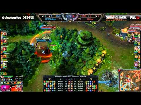 DreamHack Winter 2012 - League of Legends - Semi-final - CLG.eu vs CPH Wolves Match #2