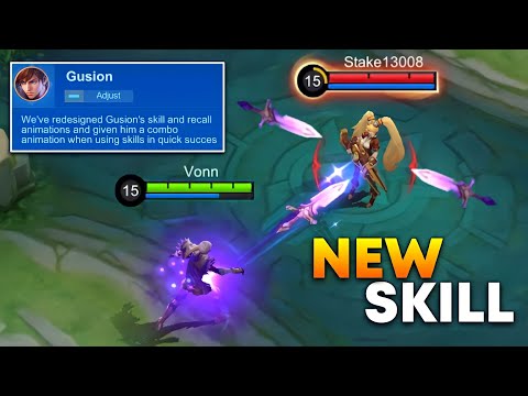 3 DAGGERS = NO MISS?! GUSION SKILL 1 NEW TRICK!