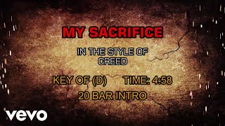 Creed - My Sacrifice (Karaoke)