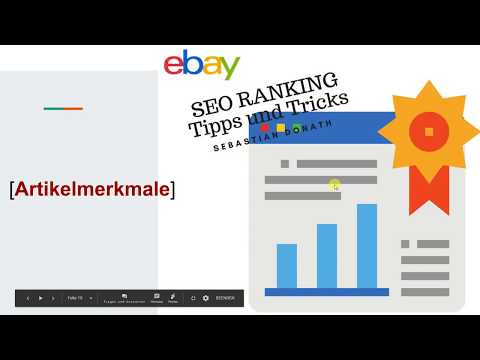 eBay SEO Rankingfaktor Artikelmerkmal I Auf eBay besser verkaufen