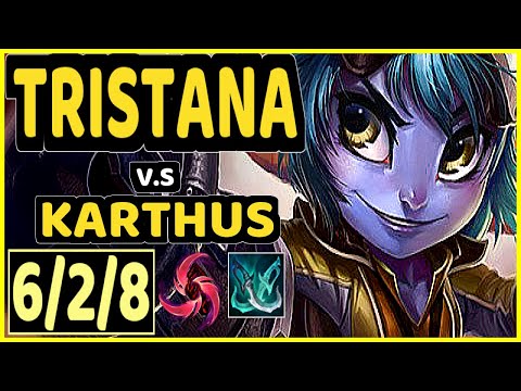 TRISTANA vs KARTHUS - 6/2/8 KDA BOTTOM ADC CHALLENGER GAMEPLAY - NA