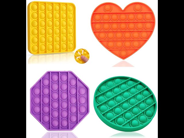Vídeo relacionado con Cuackamily 4 piezas Pop Fidget It Toys Set, Juguetes Antiestres Niños, Bubble Fidget, Sensorial Herramientas para Adultos y Niños, Dinosaurio Alpaca Oso Helado, Regalos Cumpleaños Regalos para Fiestas
