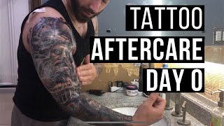 How To Treat A New Tattoo: Healing Process/Aftercare DAY 0 ( FRESH )