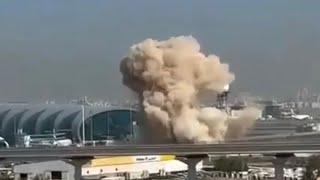 Беспилотник ударил по аэропорту Дубая работа остановлена