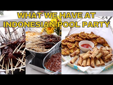 SERVING TRADITIONAL INDONESIAN STREET FOOD FOR LUNCH/POOL PARTY (INDONESIAN CUISINE)