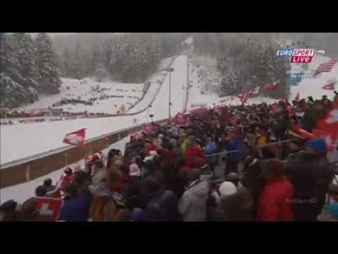 Malysz , Ammann ,  Schlierenzauer - Engelberg 2009