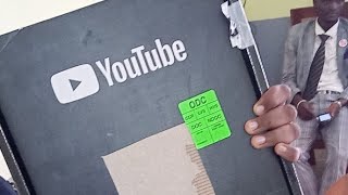 preview picture of video 'YouTube Silver Award Unboxing Live Stream Africa - Cameroon'