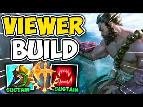 I FOLLOWED A VIEWER'S BUILD PATH AND IT GAVE ME INFINITE SUSTAIN! - League of Legends