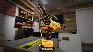 The Mighty 6 Inch Mini Chainsaw by ALLOYMAN! Unboxing