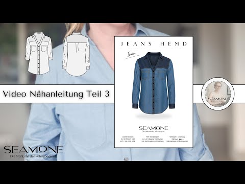 Jeanshemd nähen – Inari | Teil 3: Ärmel, Kappnähte, Saum & Knopflöcher