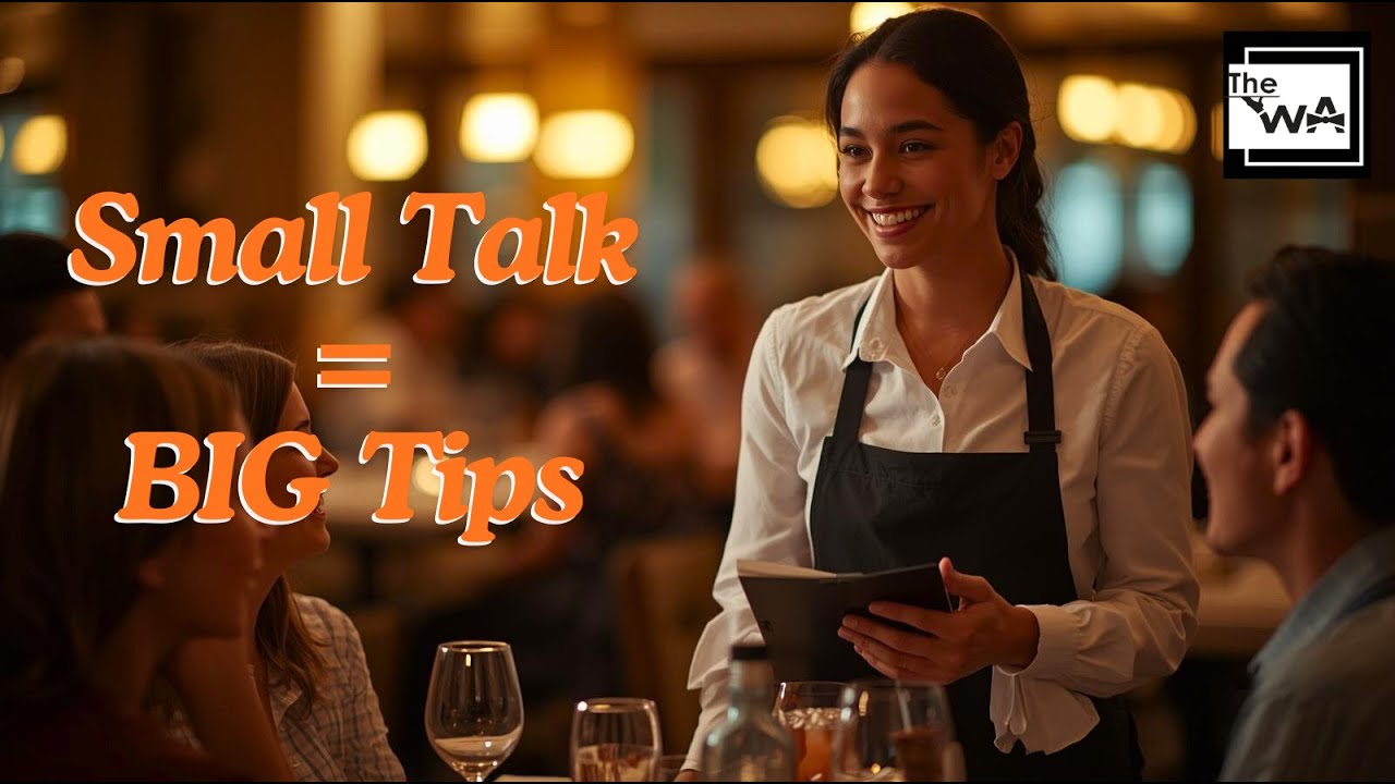 The power of small talk! How and when to talk to guests! Waiter training video! How to be a waiter!