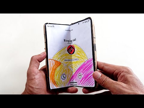 SAMSUNG Z fold 4 incoming call & boot animation(stop motion)