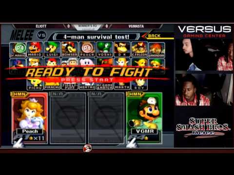 Versus Melee Weekly 1/10/16 - Winners R3 - Eliott (Peach) vs VGMasta (Doc)
