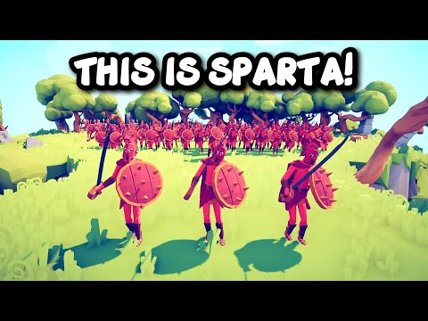 3 SPARTANS Vs EVERY UNITS + MOD UNITS - TABS - Totally Accurate Battle Simulator