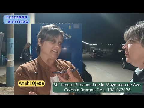 Anahi Ojefa - Fiesta de la Mayonesa de Ave en Colonia Bremen Cba
