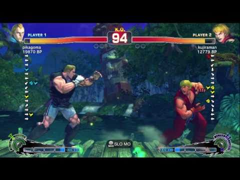 pikagoma [Abel] vs kujiraman [Ken] SSF4 Japanese Online Ranked Matches - TRUE-HD