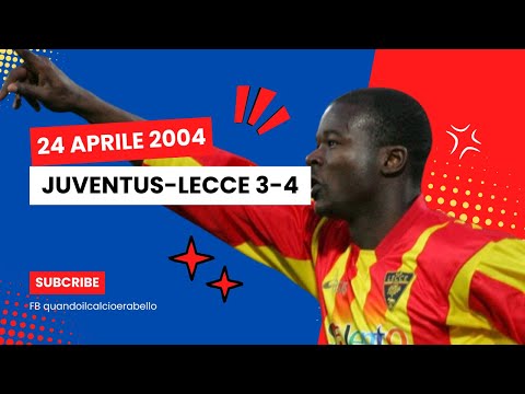 IL DIARIO DEI RICORDI GIALLOROSSI - Juventus-Lecce 3-4