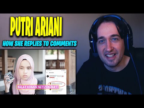 HOW PUTRI ARIANI REPLIES TO COMMENTS FROM FANS! (REACTION!!)