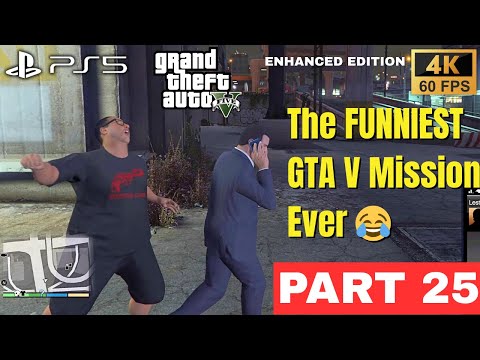GTA V PS5 Full Gameplay Walkthrough Enhanced Edition | Next Gen 4K Graphics Story Mode Part 25