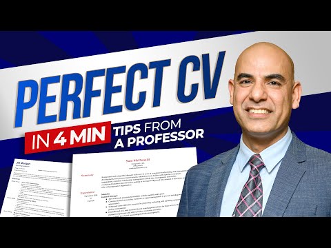 How to Make a Perfect CV for US Admissions & Scholarships | Tips from a US Professor