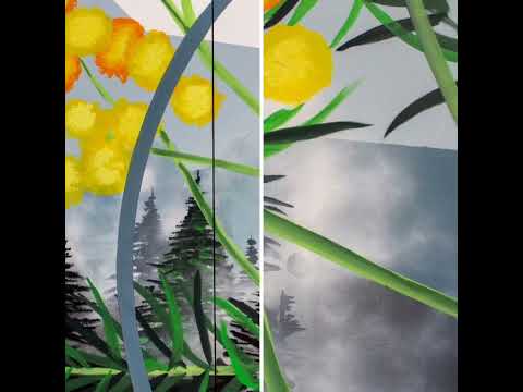 "Erbario figurato" il nuovo murale di Fabio Petani, in Piazza dell’Isolotto Firenze febbraio 2022