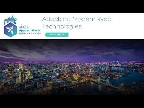 Image thumbnail for talk Attacking Modern Web Technologies