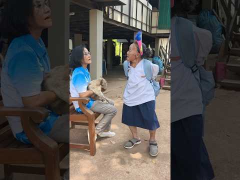 สอบได้หรือสอบตก?? #ยายแดงคลิปตลก #วันนี้ที่shorts #โบ๊ะบ๊ะshorts #comedy #funny