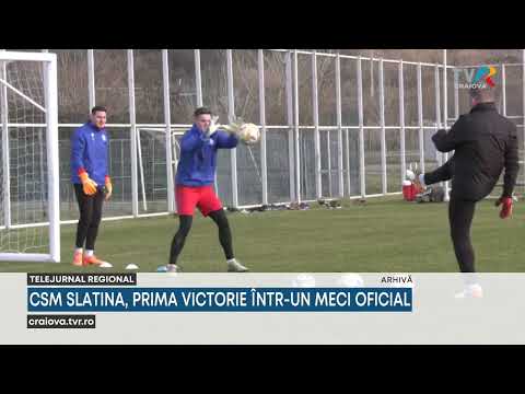 CSM SLATINA, PRIMA VICTORIE ÎNTR-UN MECI OFICIAL