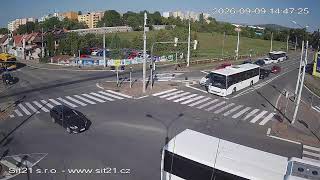 Kvítkovická křižovatka – směr Zlín live webcam