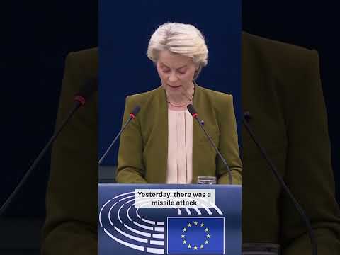 Von Der Leyen Says EU Is In 'Full Solidarity With Poland' After Violation Of Airspace