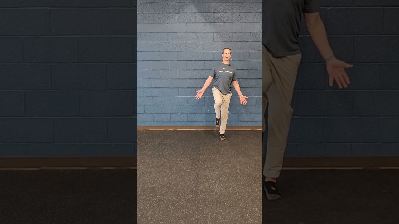 Lateral Step Into Single Leg Balance - YouTube