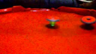 fake light up beyblade battle:flame libra vs galaxy pegasus