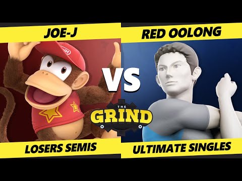 The Grind 205 Losers Semis - Joe-J (Diddy Kong) Vs. Red Oolong (Wii Fit Trainer) Smash Ultimate SSBU
