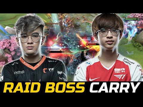 GABBI VS 23SAVAGE - RAID BOSS WRAITH KING GODLIKE DOTA 2