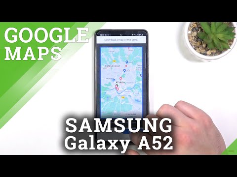 How to Use Google Maps Offline in SAMSUNG Galaxy A52